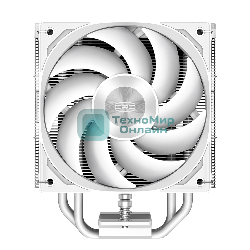 Кулер для процессора PCCooler RZ400 V2 WH белый 120мм алюминий+медь 2000rpm 32db 4-pin 230W 155мм