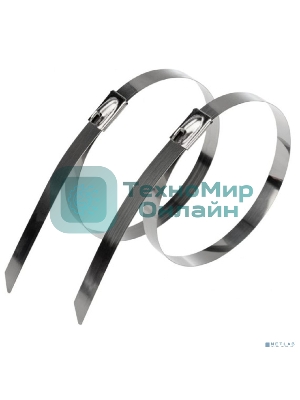 Хомут-стяжка стальной Rexant 200x7,9 мм, упаковка 100 шт.