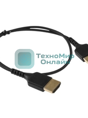Кабель HDMI C-HM-HM-0.5M Wize,0.5 м, v.2.0, 19M/19M, позол.разъемы, экран, черный, пакет