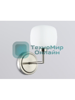 Настенный светильник Ambrella light LH53007 SN/FR сатин никель/белый матовый G9 max 40W 195*120*230