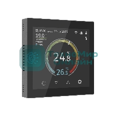 Умный сенсорный терморегулятор с LCD дисплеем (черный) W1851108