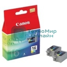 Картридж струйный Canon BCI-16C (9818A002) для Canon SELPHY DS700/810, Цветной, 75стр.