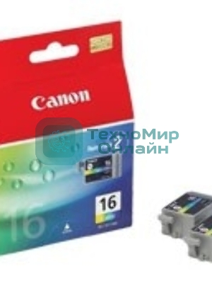 Картридж струйный Canon BCI-16C (9818A002) для Canon SELPHY DS700/810, Цветной, 75стр.