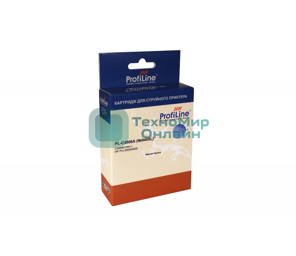 Картридж струйный ProfiLine PL-C4908A №940XL для принтеров HP Officejet Pro 8000/8500 Magenta пигмент