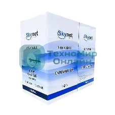 Кабель SkyNet Standart FTP outdoor 4x2x0,48, медный, FLUKE TEST, кат.5e, однож., 305 м, box, черный