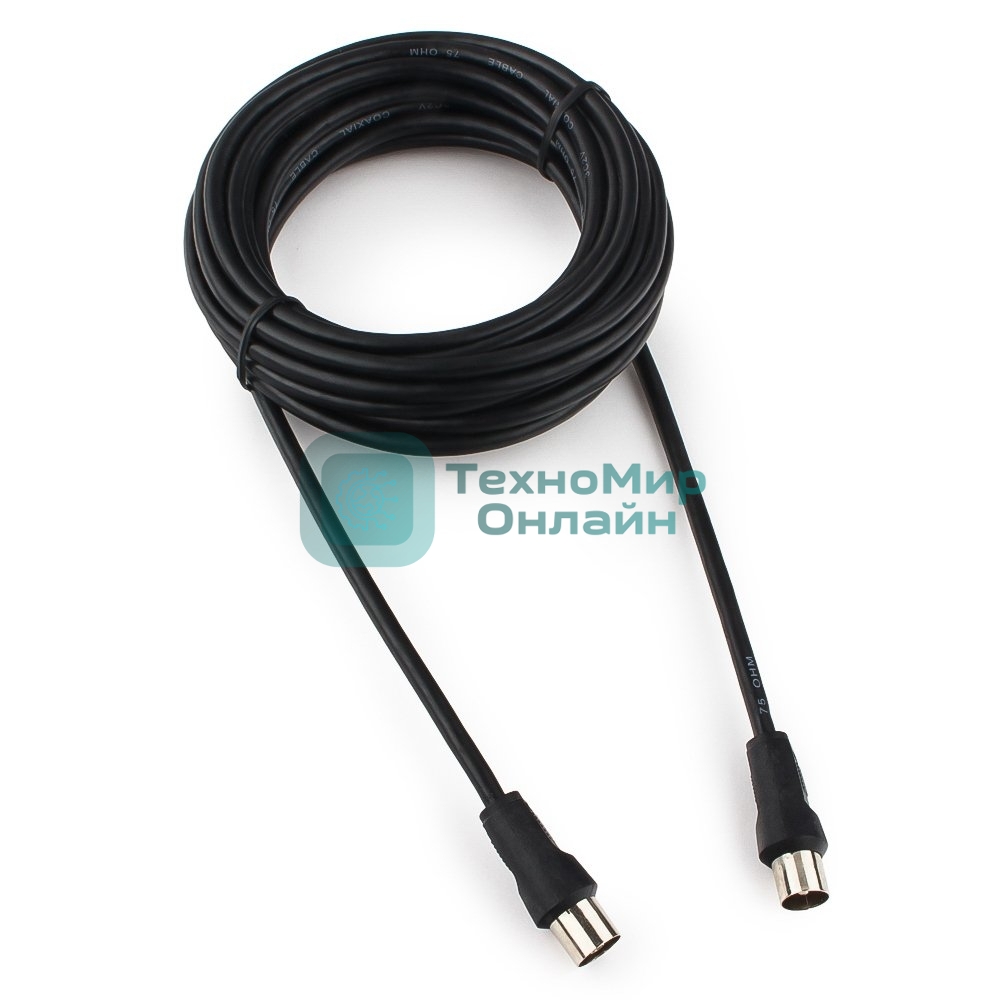 Кабель телевизионный Cablexpert, CCV-515-5M, Coaxial M/F, 5м
