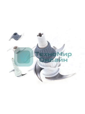 Чоппер Centek CT-1392 Сталь 600Вт 6 лезвий, стеклянная чаша 1,2л, разборные ножи