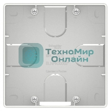 Коробка подъемная СП BLANCA для силовых розеток бел. SchE BLNPK000021