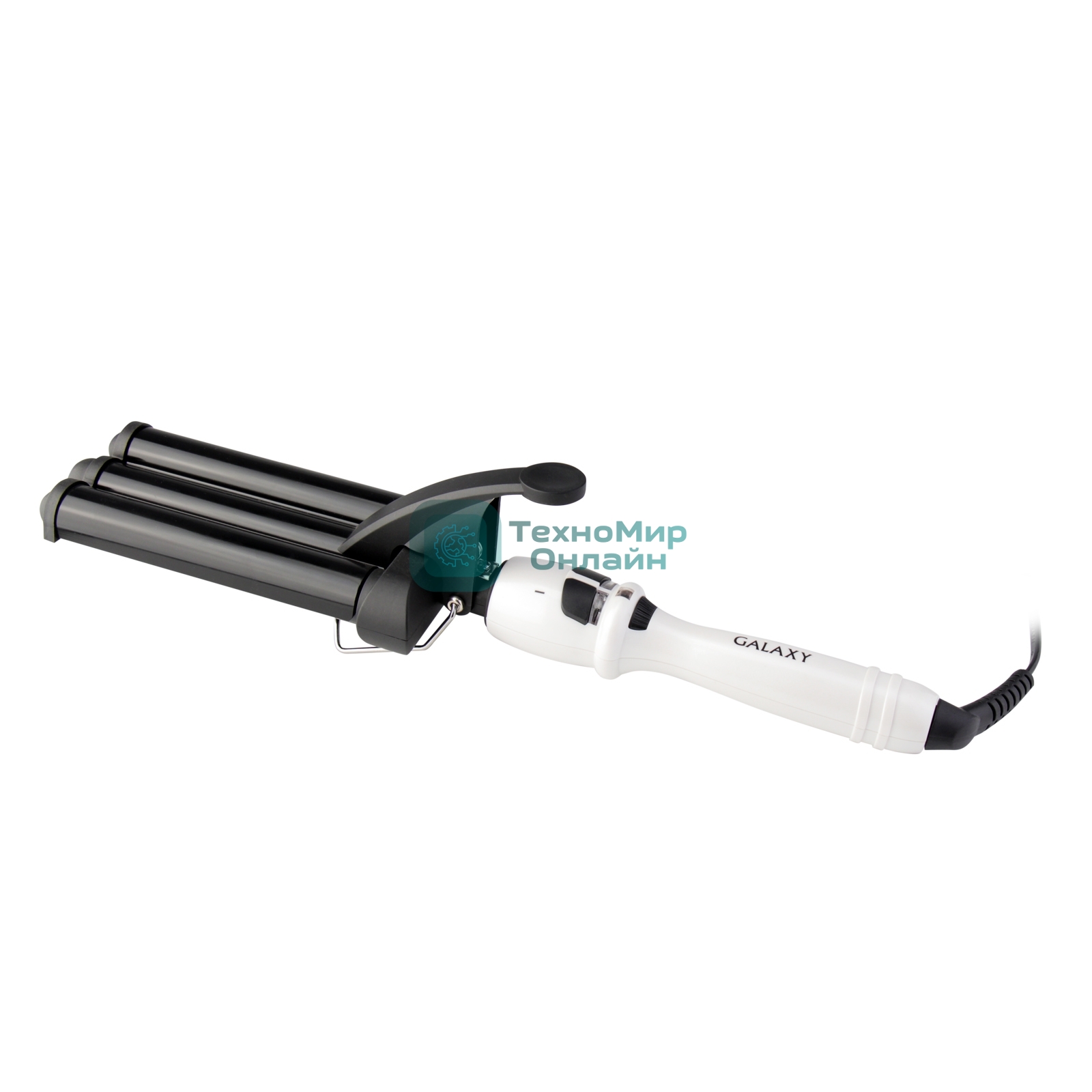 Щипцы GALAXY GL 4606 (стайлер)(Керамическое покрытие рабочих поверхностей. 10 температурных режимов. Вращающийся на 360 градусов шнур питания.)