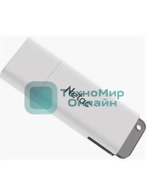 Флешка USB Netac U185 128 Gb NT03U185N-128G-30WH, USB 3.0, с колпачком, пластиковая белая