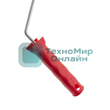 Валик Сибртех Эмали, 180 мм, ворс 12 мм, D 48 мм, D ручки 6 мм, полиамид, полиакрил