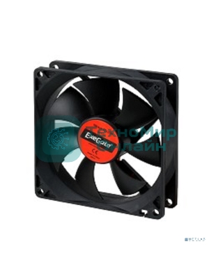 Вентилятор для корпуса ExeGate EX09225H3P черный, 92 мм, 2000 об/мин, 27 дБ, 3 pin