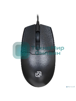 Мышь проводная Oklick 147M черный, 1600 dpi, USB, кнопки - 3