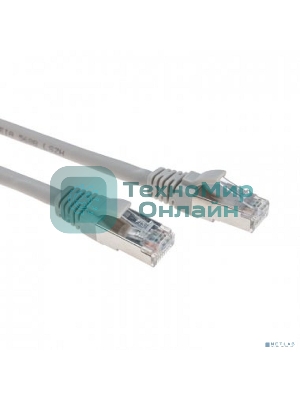 Патч-корд S/FTP Rexant cat.6a (10G), RJ45-RJ45, неэкранированный, 28AWG, LSZH, серый, 7 м