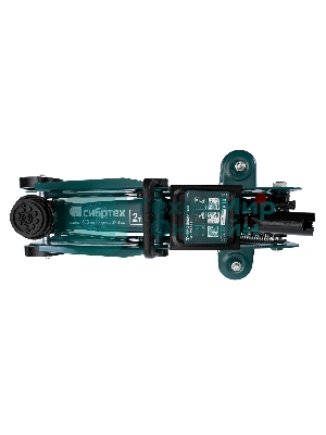 Домкрат гидравлический подкатной, Сибртех 2 т, 135-320 мм, в пластиковом кейсе