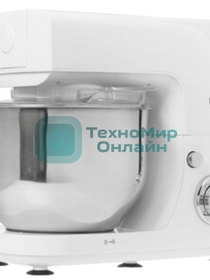 Планетарный миксер BQ MX520 White. Макс. мощность: 1600 Вт, Регулировка скорости: 6 скоростей + импульсный режим