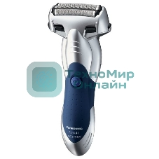Электробритва сетчатая Panasonic ES-SL41-S520 реж.эл.:3 питан.:аккум. серый/синий