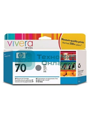 Картридж струйный HP №70 C9450A серый для HP DJ Z2100/Z3100 (130мл)