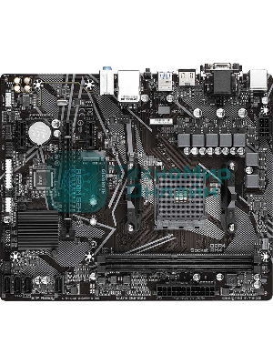 Материнская плата Gigabyte A520M S2H, AM4, AMD A520, 2xDDR4, 4xSATA, 1xM.2, 1xPCIe 3.0 x16, 2xPCIe x1, 1xHDMI, 1xDVI-D, 1xVGA, 1x 1Gb LAN, 4xUSB-A 3.2 Gen 1, 2xUSB-A 2.0, 3x3.5 мм, 7.1, mATX