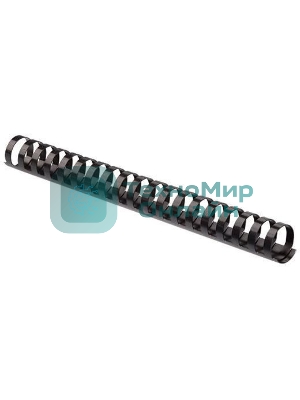 Пружины для переплета пластиковые Lamirel LA-7866702 6мм черный 100 шт