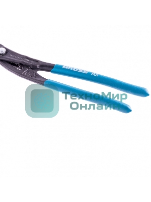 Клещи переставные Gross кнопочный механизм, обливные рукоятки, 300 мм