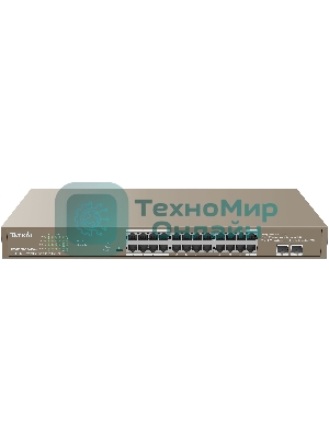 Коммутатор 24PORT 24POE TEG1126P-24-410W Tenda