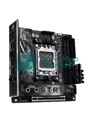 Материнская плата ASUS ROG STRIX X870-I GAMING WIFI, AM5, AMD X870, 2xDDR5, 2xSATA, 2xM.2, 1xPCI-E 5.0 x16, 1xHDMI, 2xUSB-C USB4, 1xUSB-C 10Gbps, 4xUSB-A 10Gbps, 1x 2.5Gb LAN, 2x3.5 мм, Mini-ITX