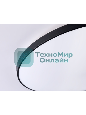 Потолочный светодиодный светильник Ambrella light FZ1227 BK черный IP44 43W 4200K D455*60 (Без ПДУ)