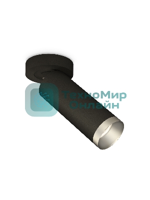 Светильник Ambrella Light XM6343203 SBK/MCH черный песок/хром матовый MR16 GU5.3 (A2229, C6343, N6133)