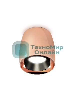 Светильник Ambrella Light XS1144001 PPG/PBK золото розовое полированное/черный полированный MR16 GU5.3 (C1144, N7031)
