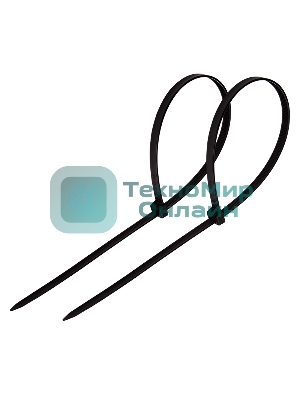 Хомут-стяжка кабельная нейлоновая PROconnect 200 x3,6 мм, черная, упаковка 100 шт.