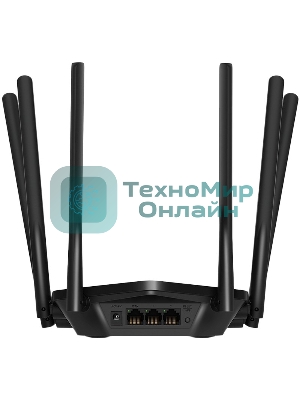 Роутер Mercusys AC1900 Wireless AC Gigabit Router, 600 Mbps at 2.4 GHz + 1300 Mbps at 5 GHz, 6×5dBi Fixed External Antennas with Beamforming, 2× G LAN Ports, 1× G WAN Port, Access Point Mode, 3X3 MU-MIMO, Parental Controls, Guest Network, Smart Connect