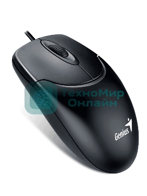 Мышь проводная Genius NetScroll 120 V2 черный, 1000 dpi, USB, кнопки - 3