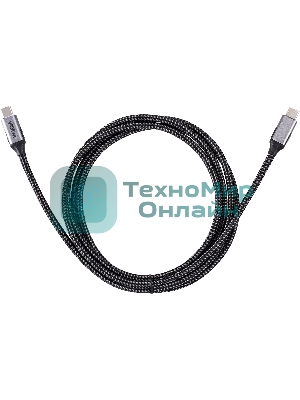 Кабель VCOM USB3.2 Gen2X2, CM->CM, 20Gbs, 100WT, 4KX60Hz, All shell, 1,5 м