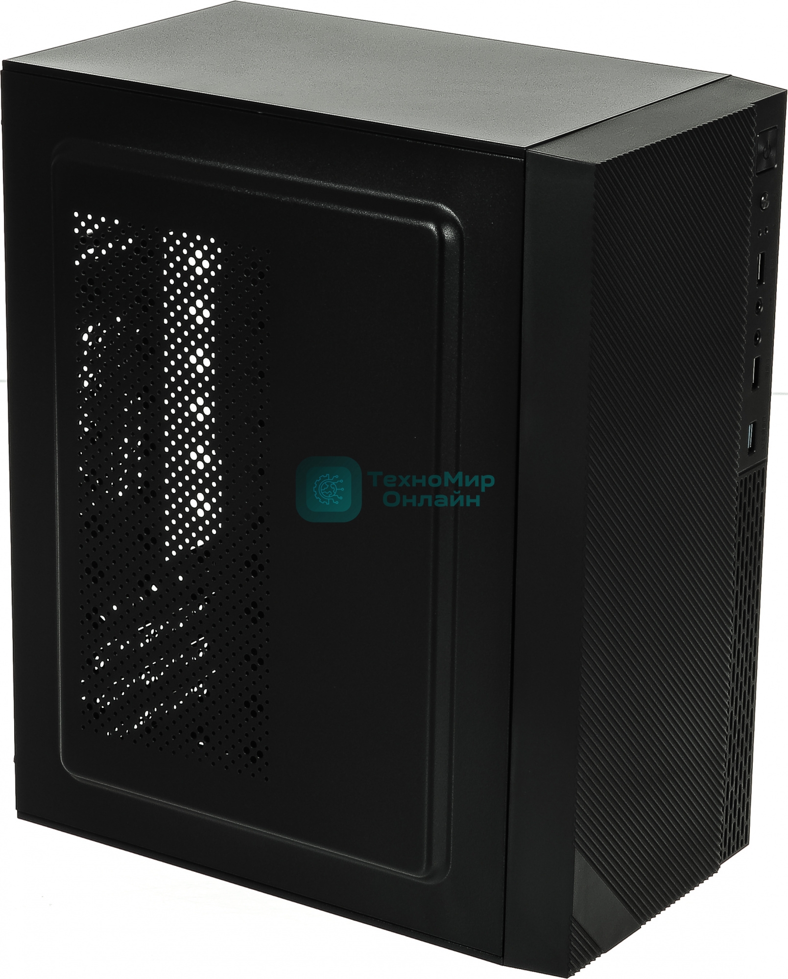 Компьютерный корпус Accord ACC-263B черный без БП mATX 2xUSB 2.0 1xUSB 3.0 audio