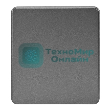 Заглушка Kranz ROUND декоративная с суппортом титан