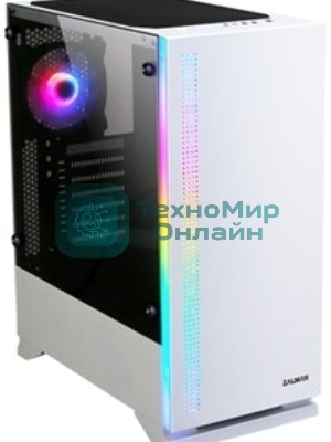 Компьютерный корпус ZALMAN S5, ATX, WHITE, WINDOW, 2xCOMBO (3.5