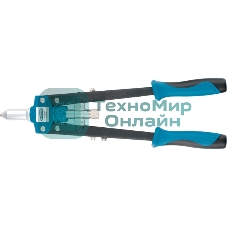 Заклепочник Gross 40407 двуручный 420 мм двухкомпонентные рукоятки для заклепок 2.4-3.2-4.0-4.8