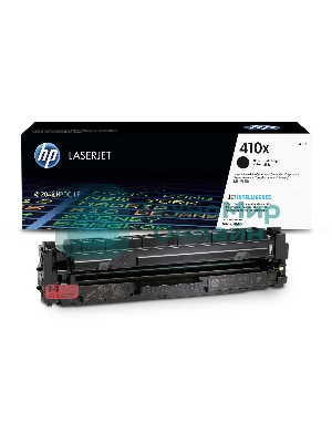 Картридж лазерный Hewlett-Packard HP 410X (CF410X) черный для LJ Pro M452/M477 6500 стр.