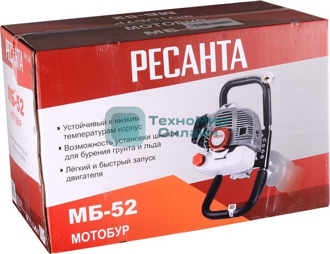 Мотобур МБ-52 Ресанта