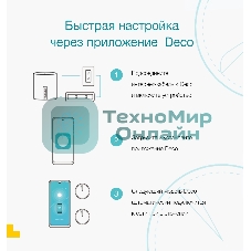 Домашняя Mesh Wi-Fi система TP-Link Deco S7(2-pack) AC1900