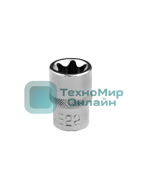 Головка торцевая Stels 1/2, Е22, CrV