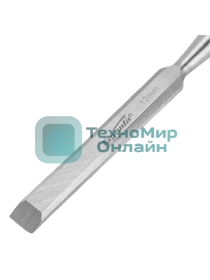 Стамеска Sparta 12 мм, плоская, пластиковая рукоятка