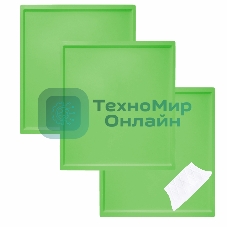 Поддон для пастилы Pullman PL-010203-3 зеленый 3шт+лопатка универс. прямоугольный р-р 327х288х6,6мм