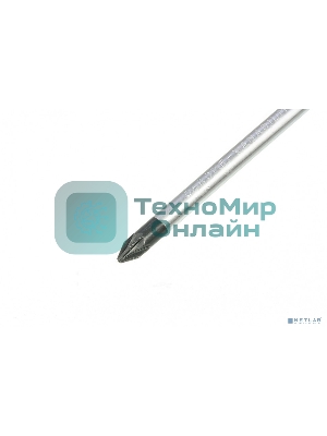 Отвертка Matrix Fusion, PZ1 x 75 мм, CrV, 3-х компонентная рукоятка 