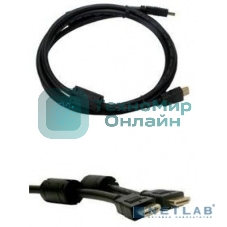 Кабель аудио-видео Buro HDMI (m)/HDMI (m) 1.8м. феррит.кольца черный