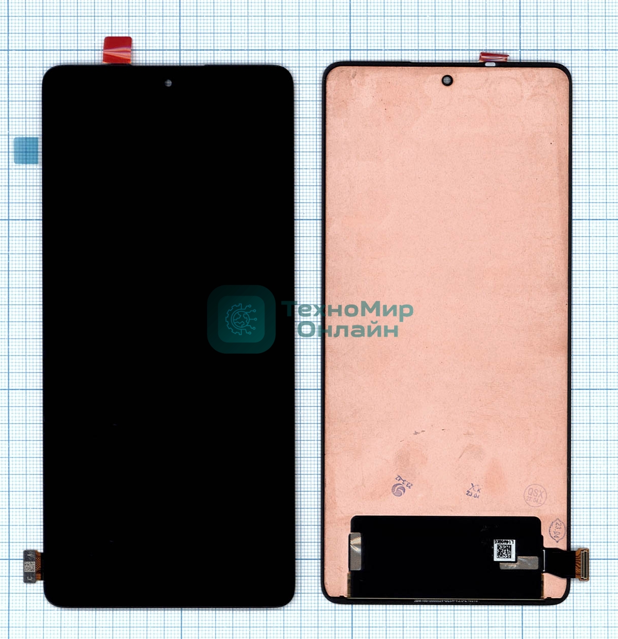 Дисплей для Xiaomi Mi 11T/Mi 11T Pro в сборе с тачскрином (original lcd) черный