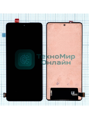 Дисплей для Xiaomi Mi 11T/Mi 11T Pro в сборе с тачскрином (original lcd) черный