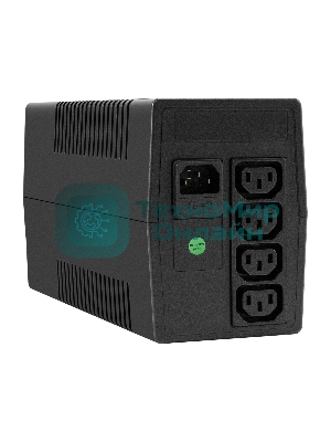 ИБП ExeGate Smart LB-600.LCD.AVR.4C13 (600VA/360W, LCD, AVR, 4*C13, батарея 12V 7.2Ah, Black)