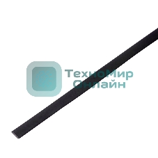 Термоусадочная трубка PROconnect 10/5,0 мм, черная, упаковка 50 шт. по 1 м